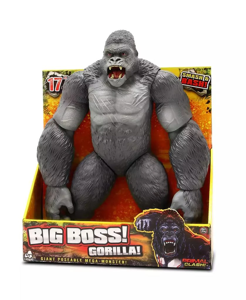 商品Lanard|Primal Clash Big Boss Gorilla 17" Action Figure,价格¥411,第1张图片