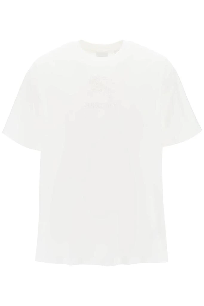 商品Burberry|Burberry tempah t-shirt with embroidered ekd,价格¥2809,第1张图片