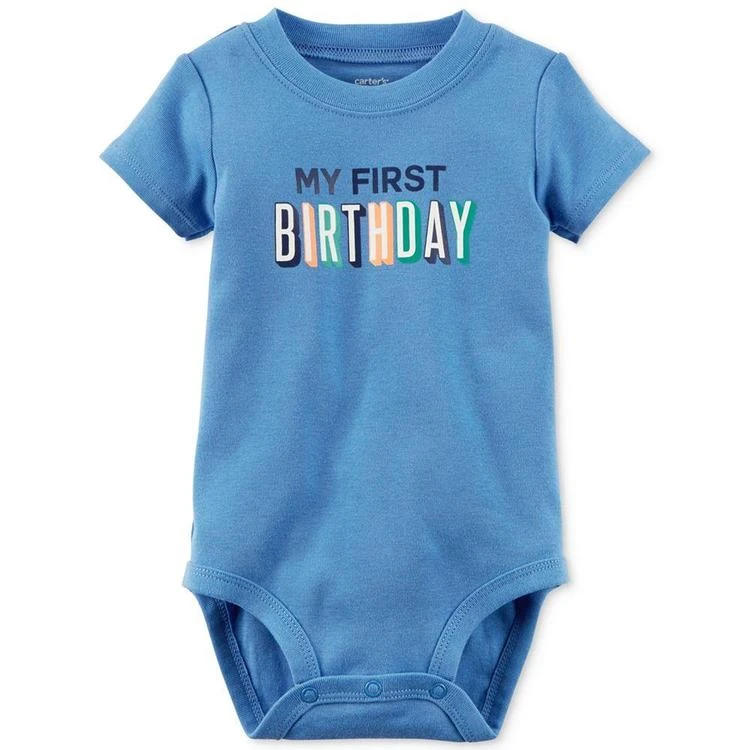 商品Carter's|My First Birthday Bodysuit, Baby Boys (0-24 months),价格¥20,第2张图片详细描述