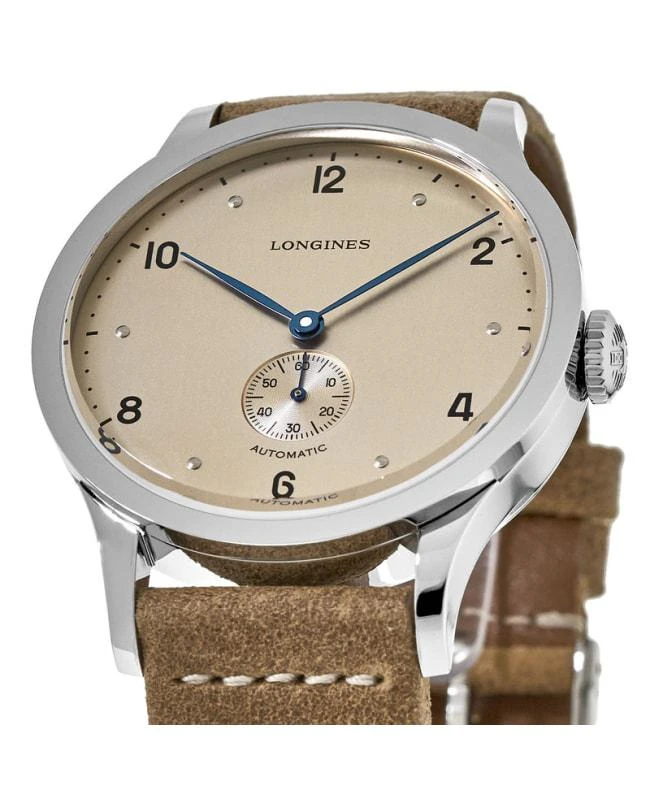 商品Longines|Longines Heritage Automatic 1945 Copper Dial Leather Strap Men's Watch L2.813.4.66.0,价格¥12487,第2张图片详细描述