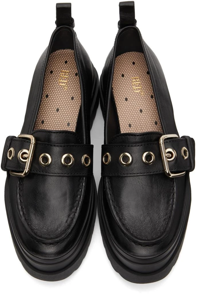 商品RED Valentino|Black Lambskin Loafers,价格¥1470,第5张图片详细描述