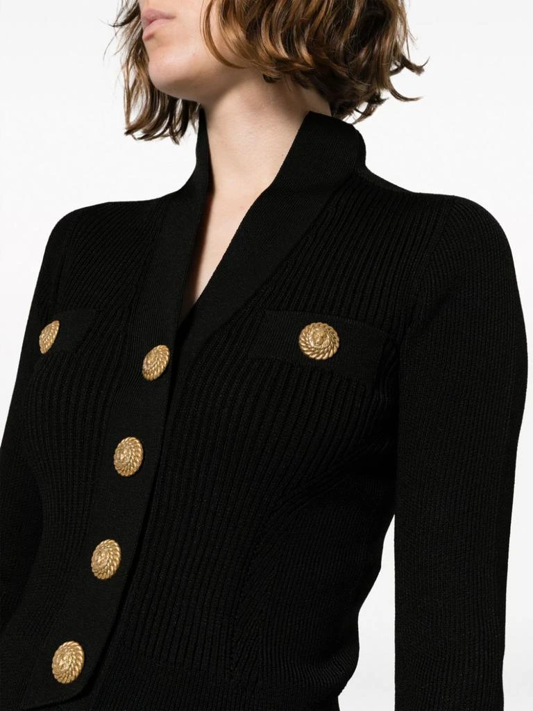 商品Balmain|BLACK CARDIGAN GOLDEN BUTTONS,价格¥9791,第2张图片详细描述