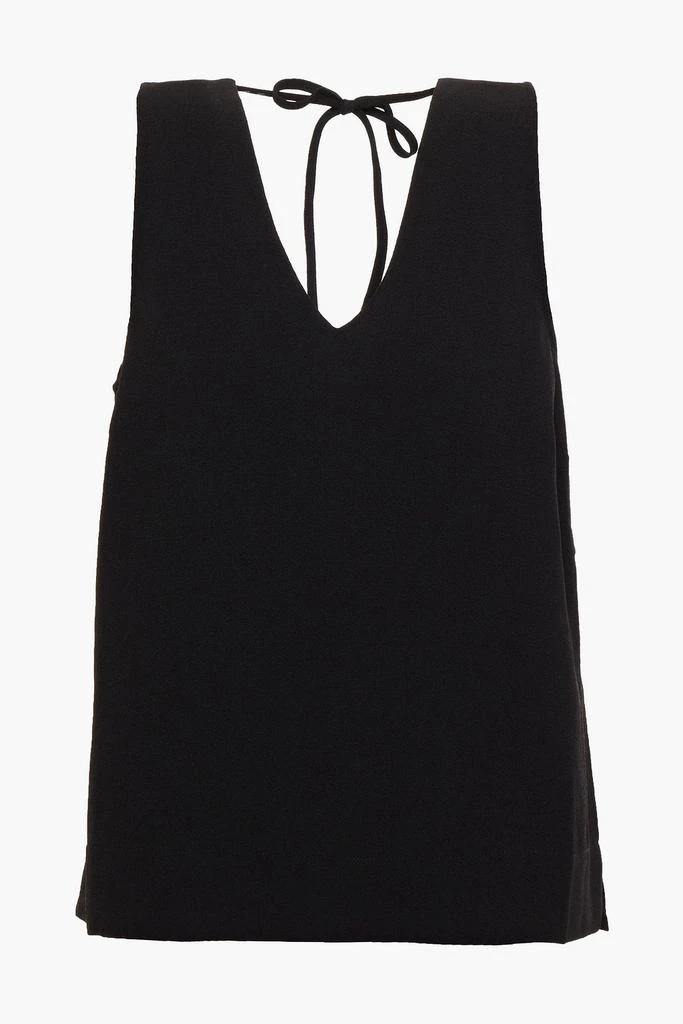 商品Ganni|Tie-back crepe top,价格¥360,第3张图片详细描述