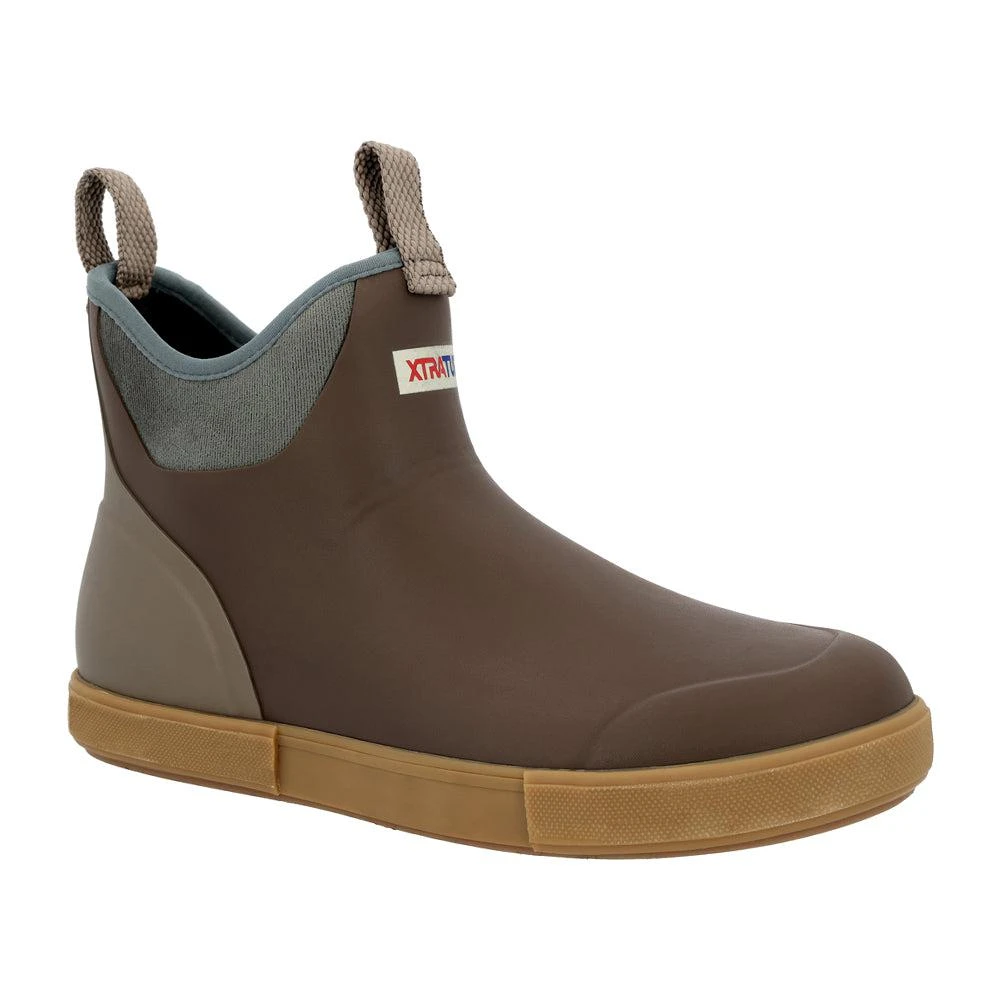 商品Xtratuf|Vintage Ankle Deck Round Toe Pull On Rain Boots,价格¥857,第2张图片详细描述