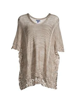 商品Democracy|Side-Slit Crochet Top,价格¥198,第3张图片详细描述
