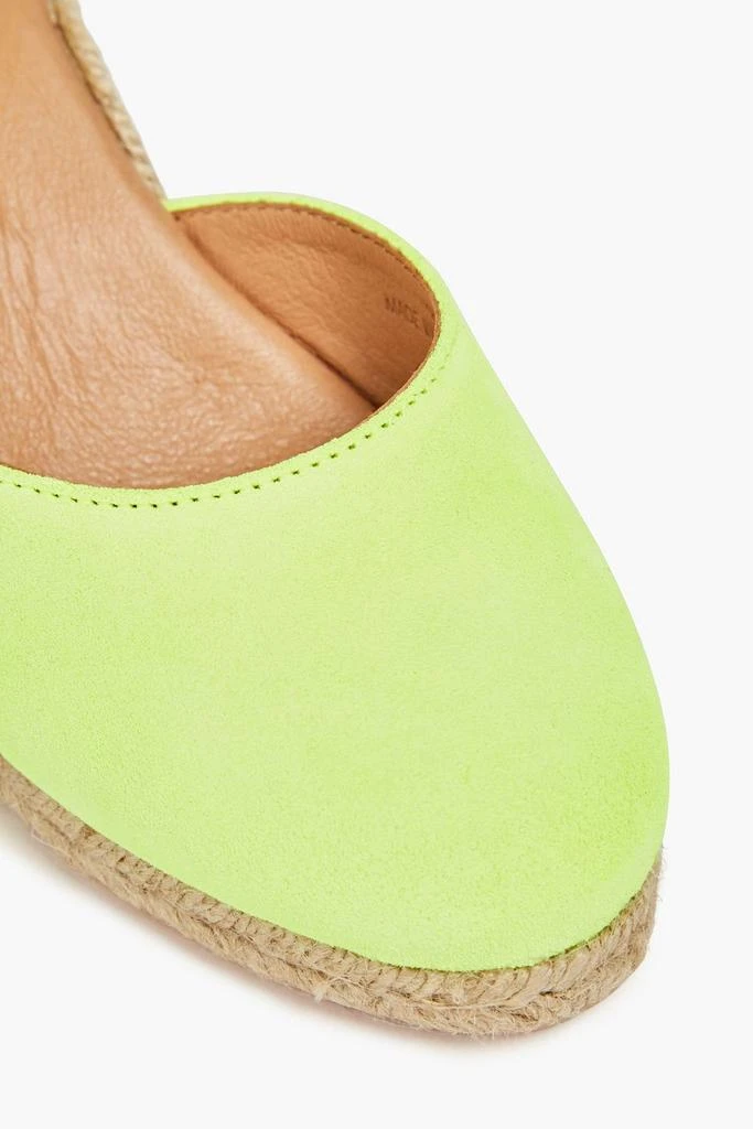 商品LAST STUDIO|Leda neon suede wedge espadrilles,价格¥470,第4张图片详细描述