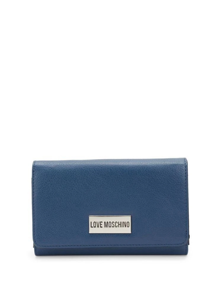 商品Moschino|Love Moschino Textured Foldover Wallet,价格¥629,第1张图片
