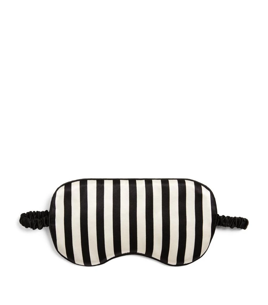 商品OLIVIA VON HALLE|Silk Striped Eye Mask,价格¥1325,第1张图片
