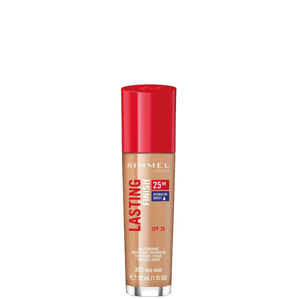商品Rimmel|亲肌透肤25小时持久粉底液 30ml,价格¥112,第1张图片