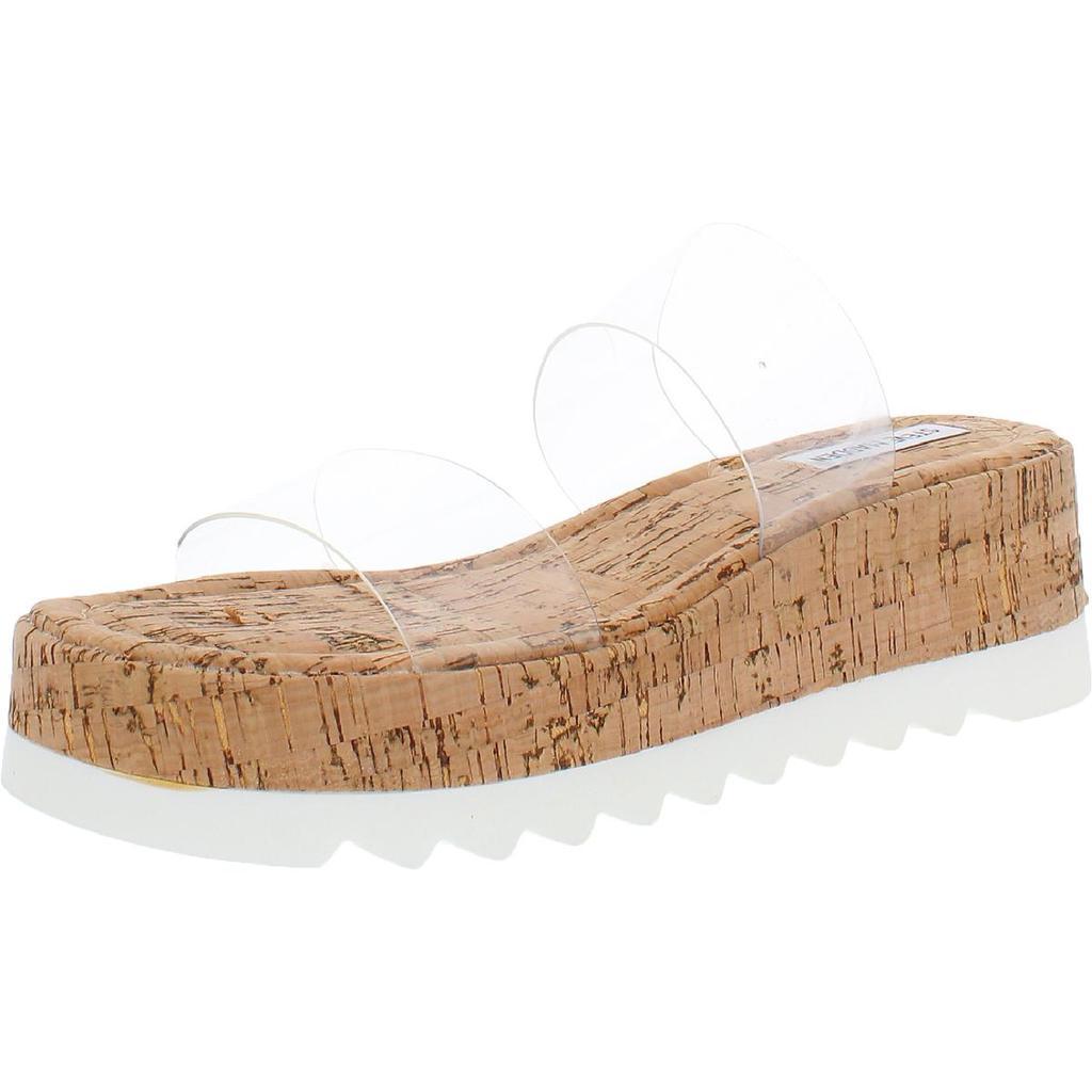 商品Steve Madden|Steve Madden Womens Defuse Cork Espadrille Platform Sandals,价格¥580,第4张图片详细描述