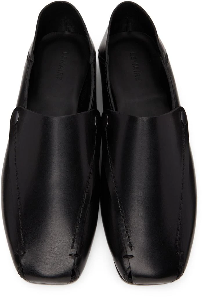 商品Lemaire|Black Folded Mules,价格¥3650,第5张图片详细描述