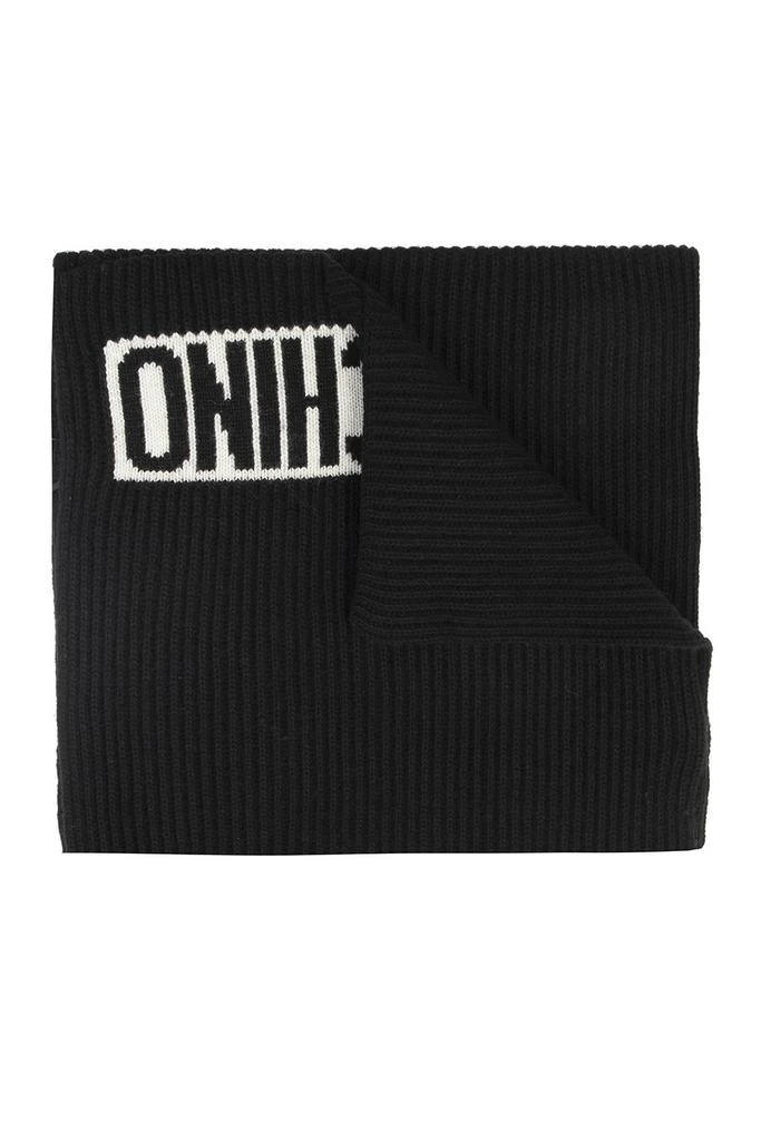 商品Moschino|Moschino Logo Intarsia-Knit Scarf,价格¥618,第1张图片