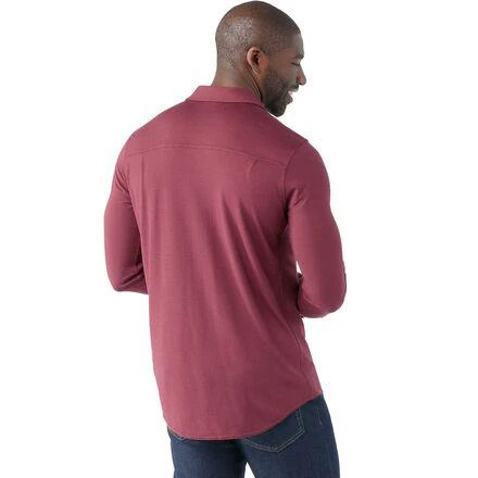 商品SmartWool|Merino Sport 150 Long-Sleeve Button-Up Shirt - Men's,价格¥588,第2张图片详细描述