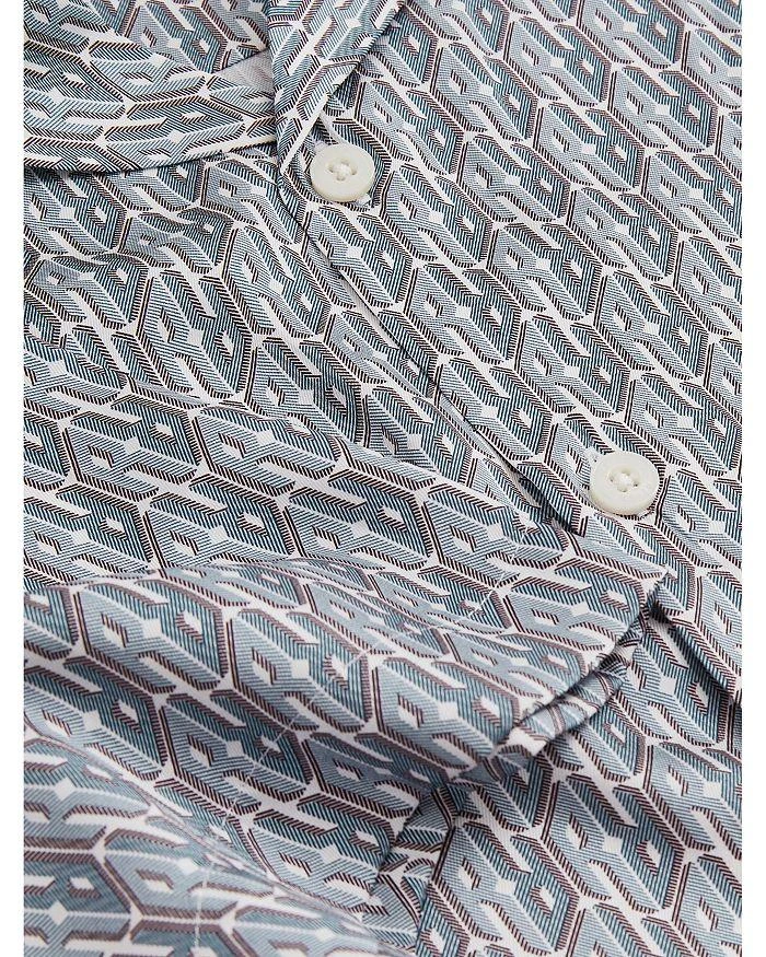 商品REISS|Relic Monogram Printed Cuban Shirt,价格¥1191,第5张图片详细描述