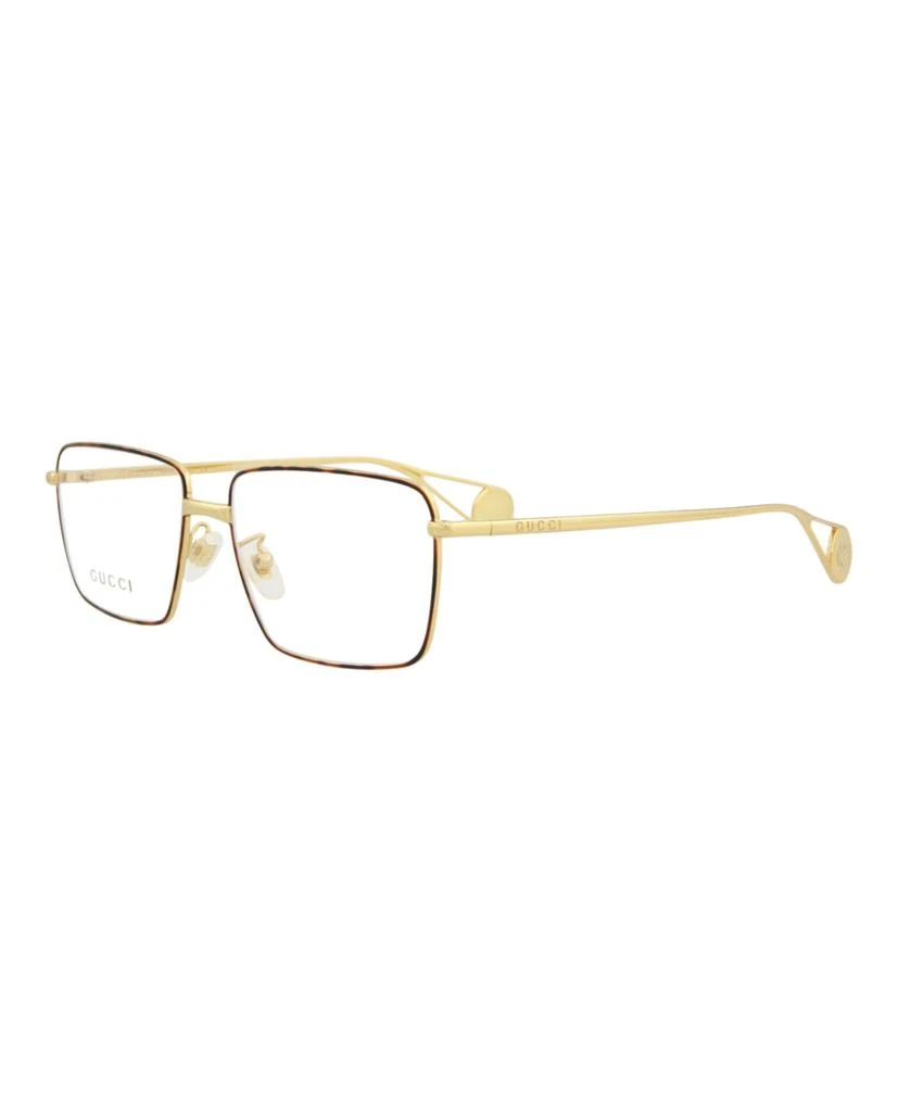 商品Gucci|Square-Frame Metal Optical Frames,价格¥1105,第2张图片详细描述