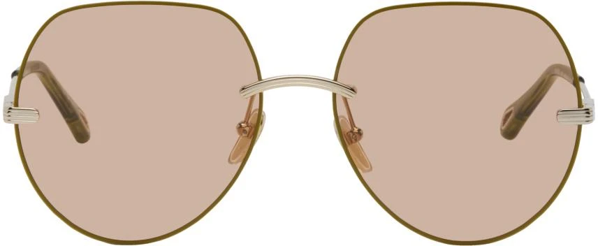 商品Chloé|Green Benjamine Sunglasses,价格¥1477,第1张图片