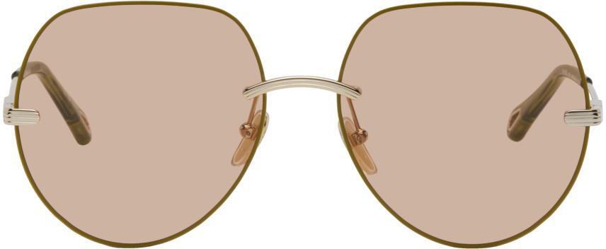 商品Chloé|Green Benjamine Sunglasses,价格¥2450,第1张图片