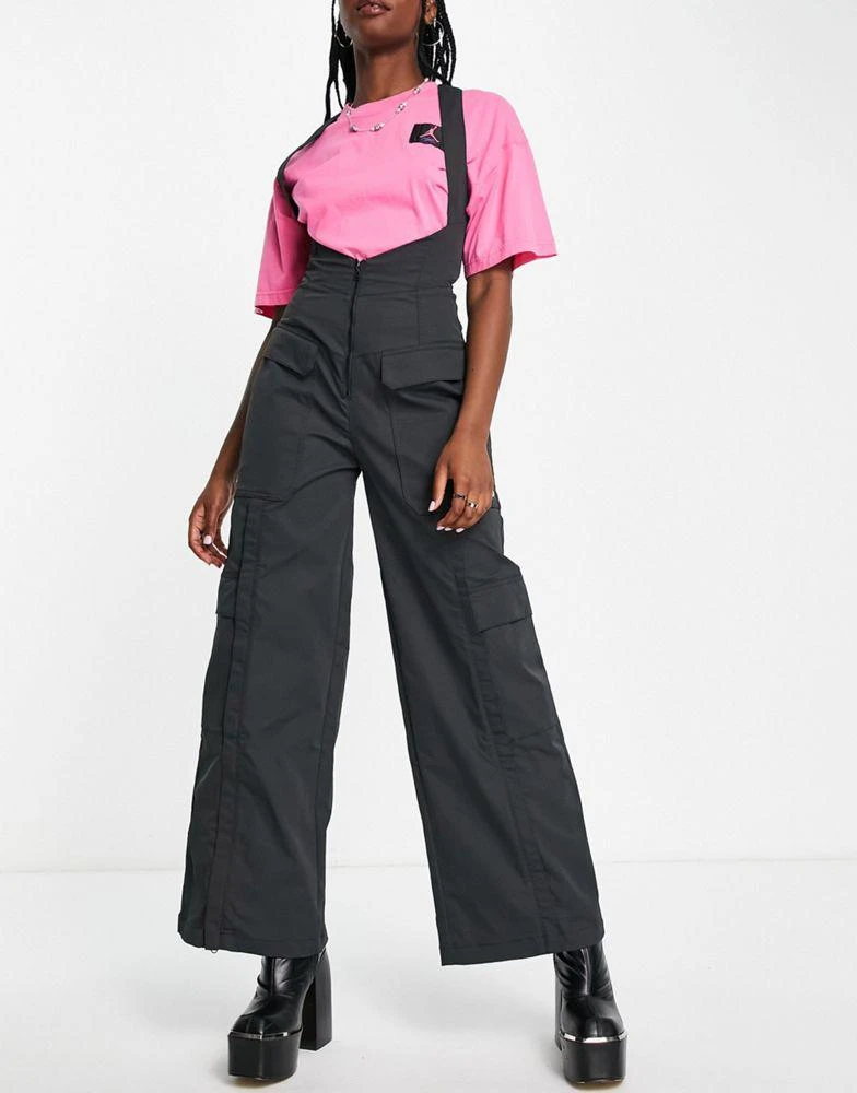 商品Jordan|Jordan 23 Engineered Chicago corset trousers in black,价格¥521,第1张图片