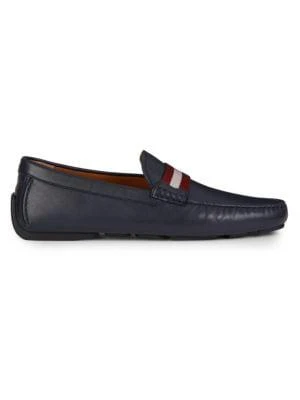 商品Bally|Waltec Leather Driving Loafers,价格¥1553,第1张图片