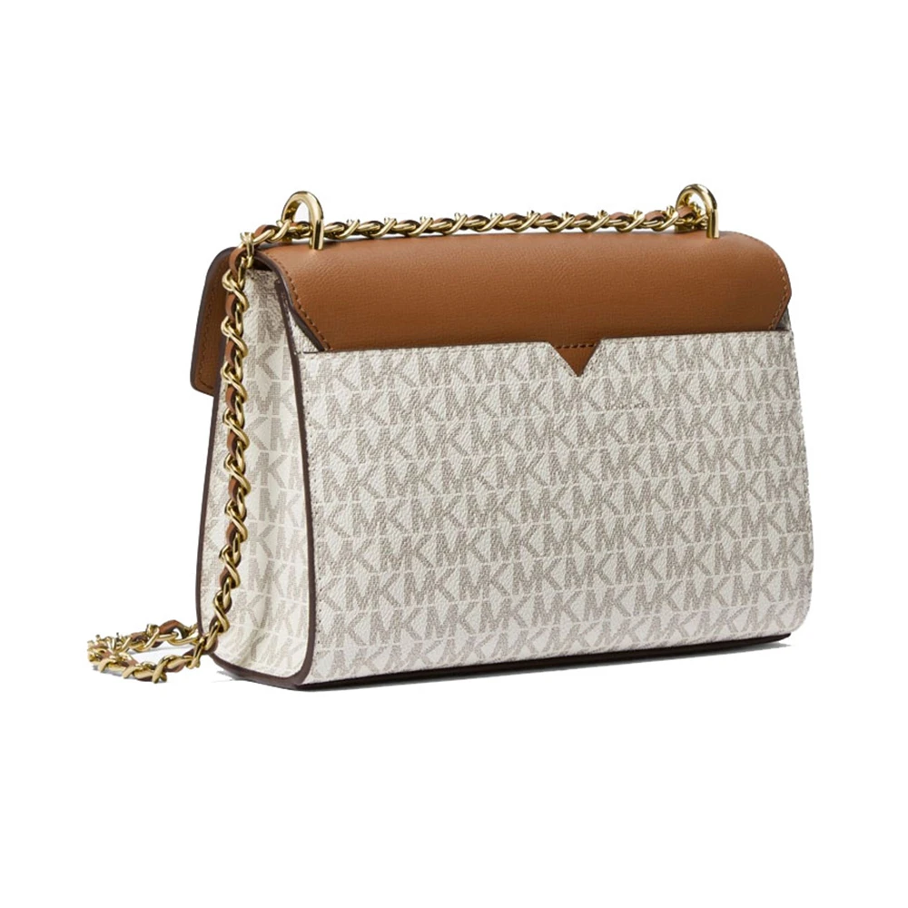 MICHAEL KORS 拼色女士斜挎包 35T0GXOL2B-VANILLA 商品