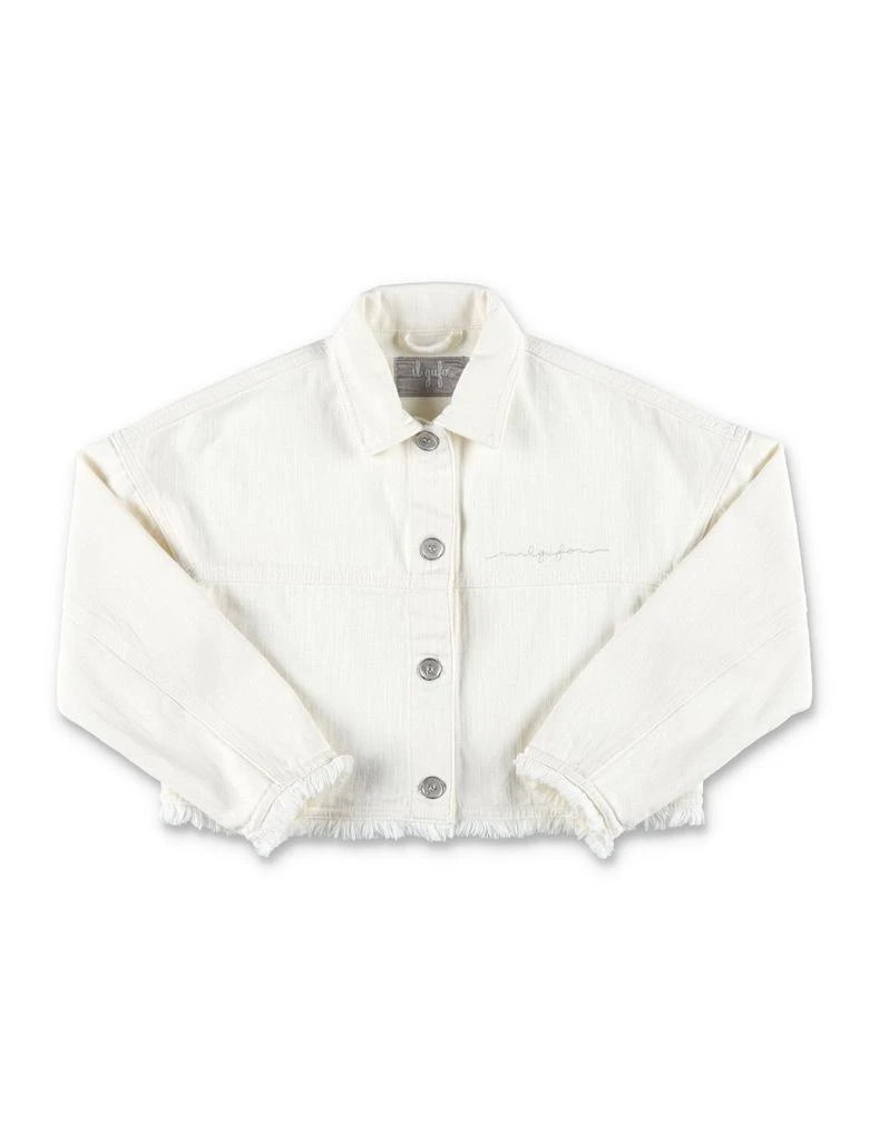 商品IL GUFO|Il Gufo Buttoned Straight Hem Denim Jacket,价格¥953,第1张图片