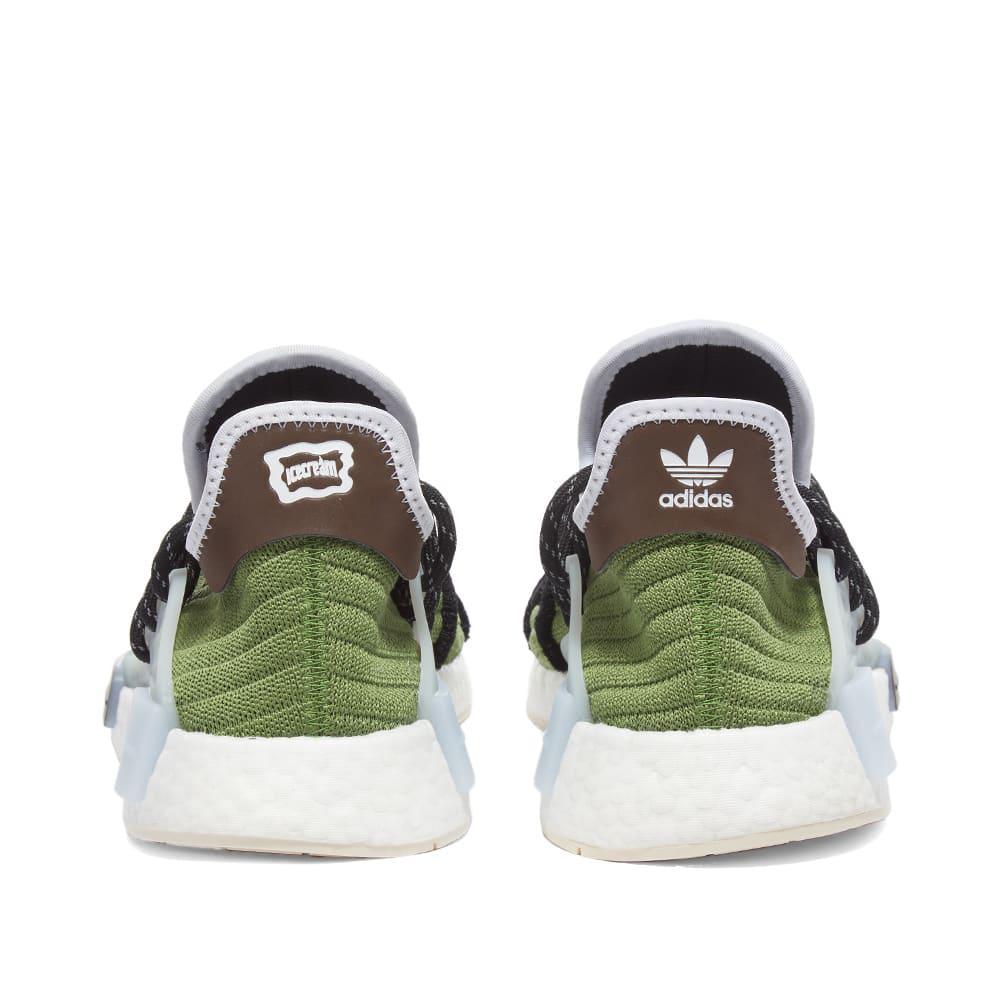 商品Adidas|男款 BBC 联名 adidas HU NMD 经典跑鞋 绿色,价格¥763,第5张图片详细描述