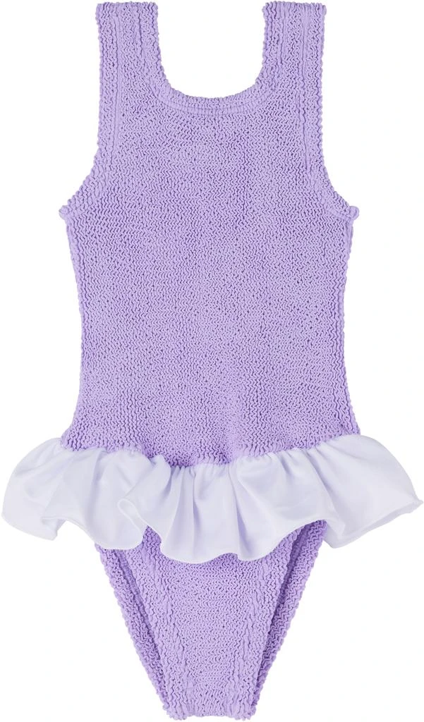 商品Hunza G|Baby Purple Denise Swimsuit,价格¥730,第1张图片