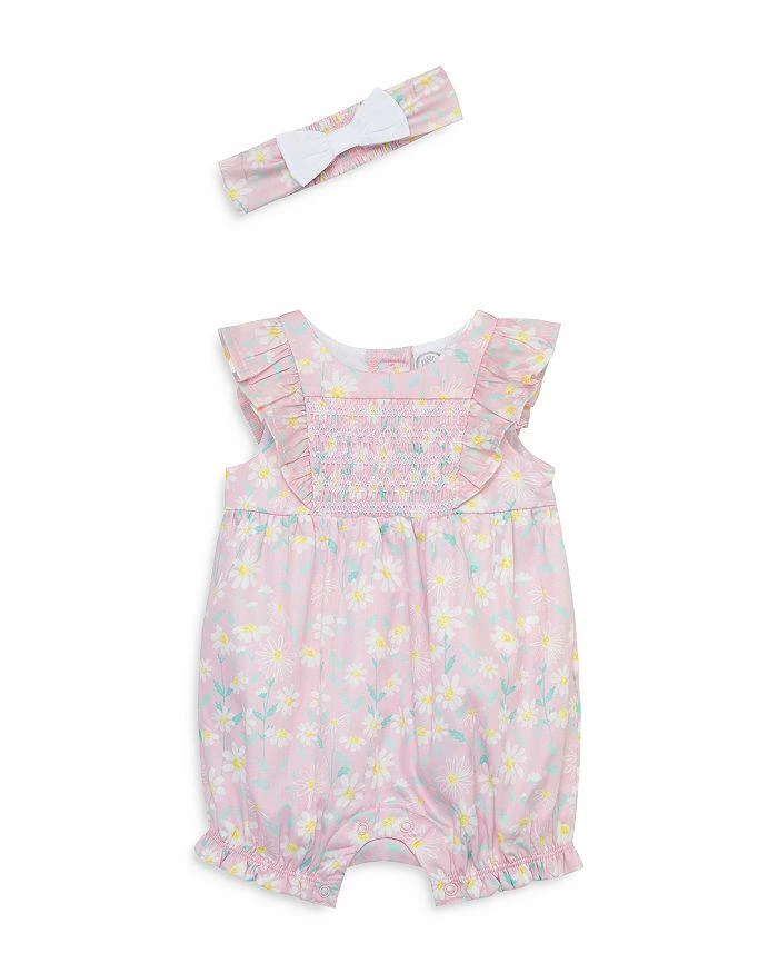 商品Little Me|Girls' Daisies Romper & Headband - Baby,价格¥207,第1张图片