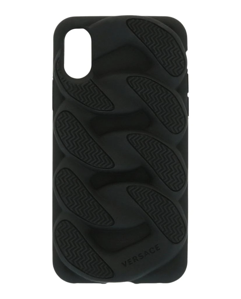 商品Versace|Silicone Chain Reaction iPhone X Case,价格¥316,第1张图片