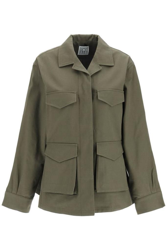 商品Totême|Toteme cotton army jacket,价格¥2831,第1张图片