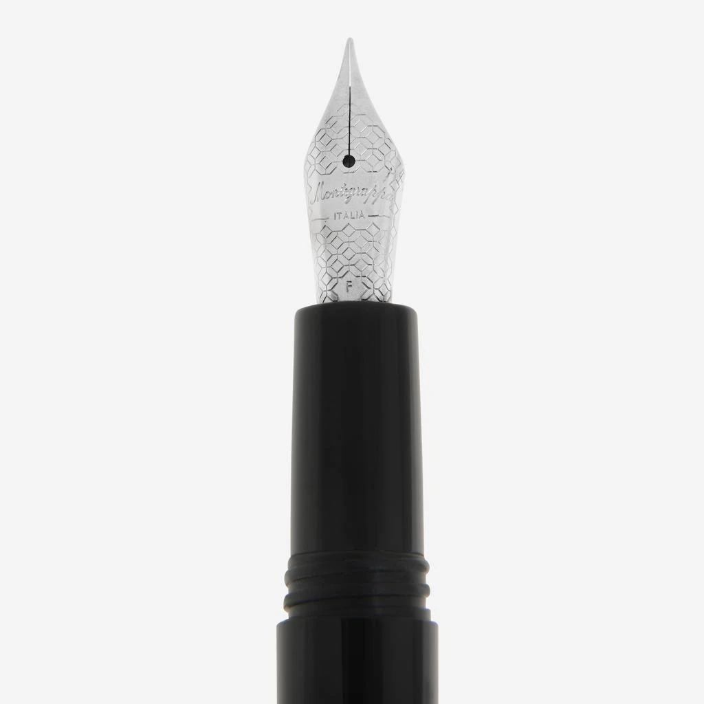 商品Montegrappa|Montegrappa Fortuna Black With Black Trim Fountain Pen (F),价格¥1118,第3张图片详细描述