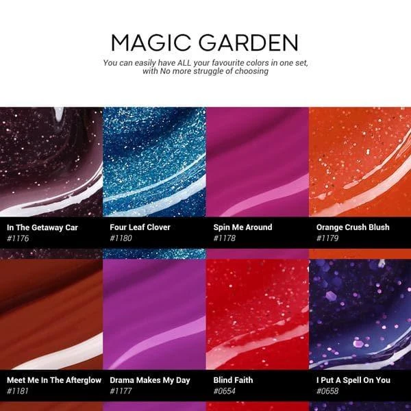 Magic Garden - 8Pcs Thermal Inspire Gel Set 7ml 商品