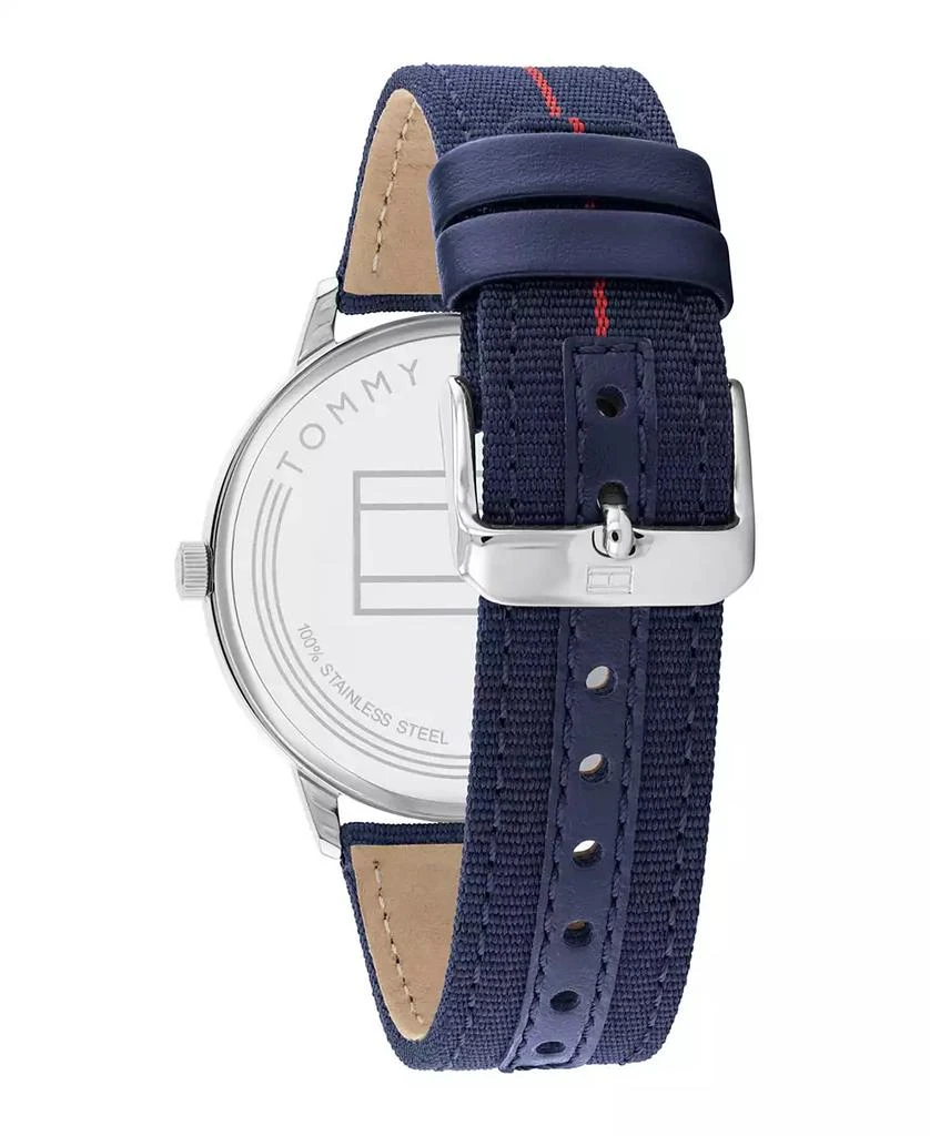 商品Tommy Hilfiger|Men's Navy Nylon Strap Watch 43mm,价格¥514,第4张图片详细描述