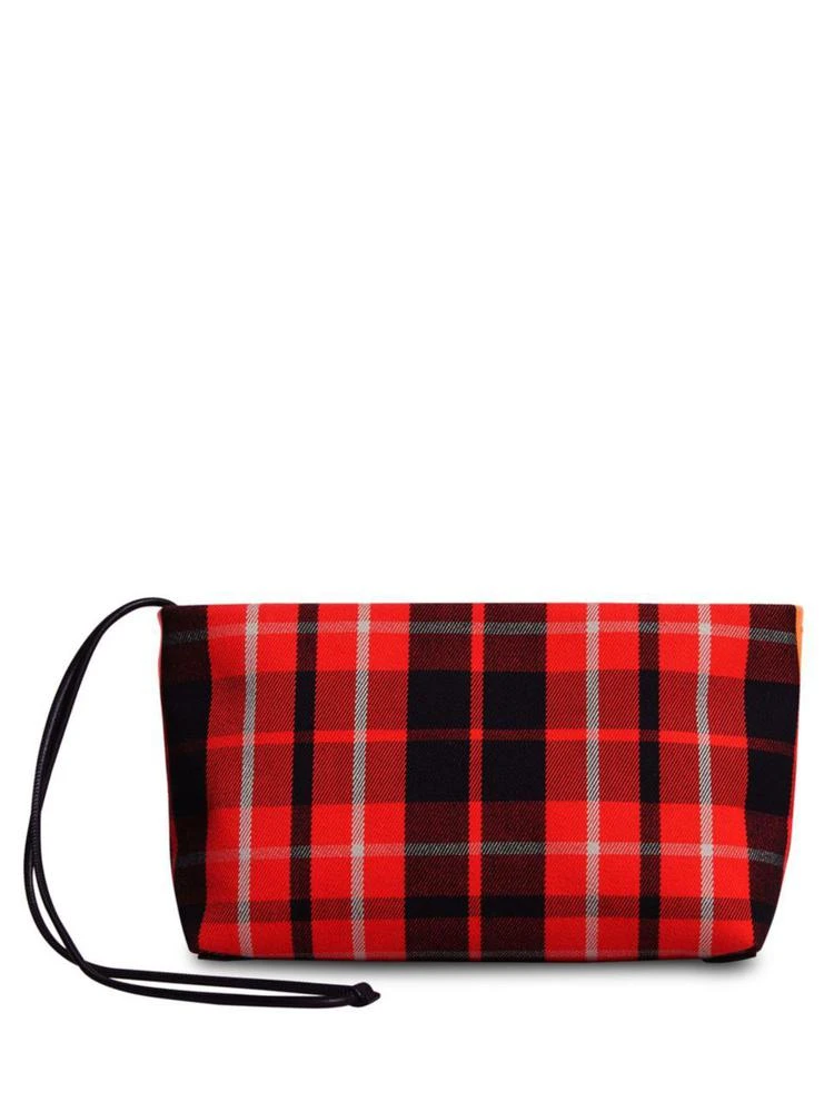 商品Burberry|Zippered Leather Clutch,价格¥1950,第2张图片详细描述