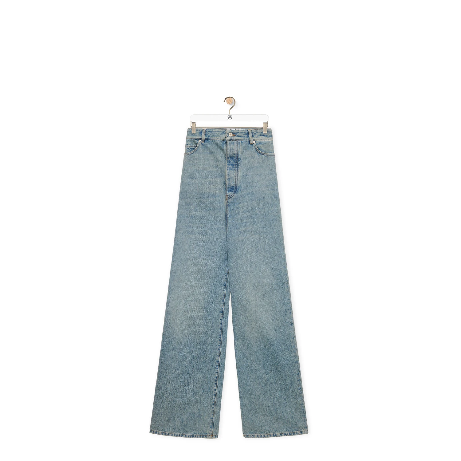 商品Loewe|【预售】 罗意威 25春夏 女士 牛仔裤 Bustier high waisted jeans in denim S540Y11X59-8438 ,价格¥5586,第1张图片