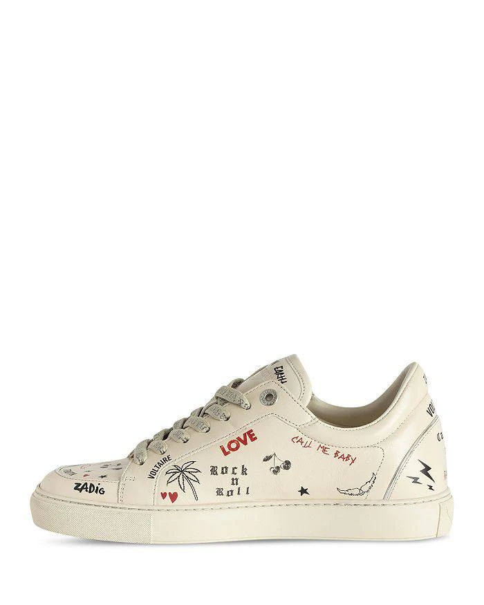商品ZADIG & VOLTAIRE|Women's Fly On Love Tag Sneakers,价格¥2418,第2张图片详细描述