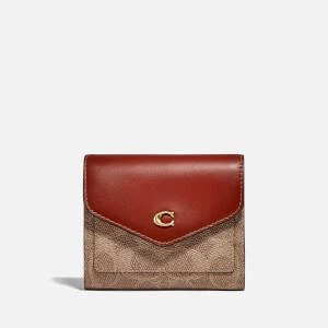 商品Coach|Coach Wyn Textured-Leather Wallet,价格¥1222,第1张图片