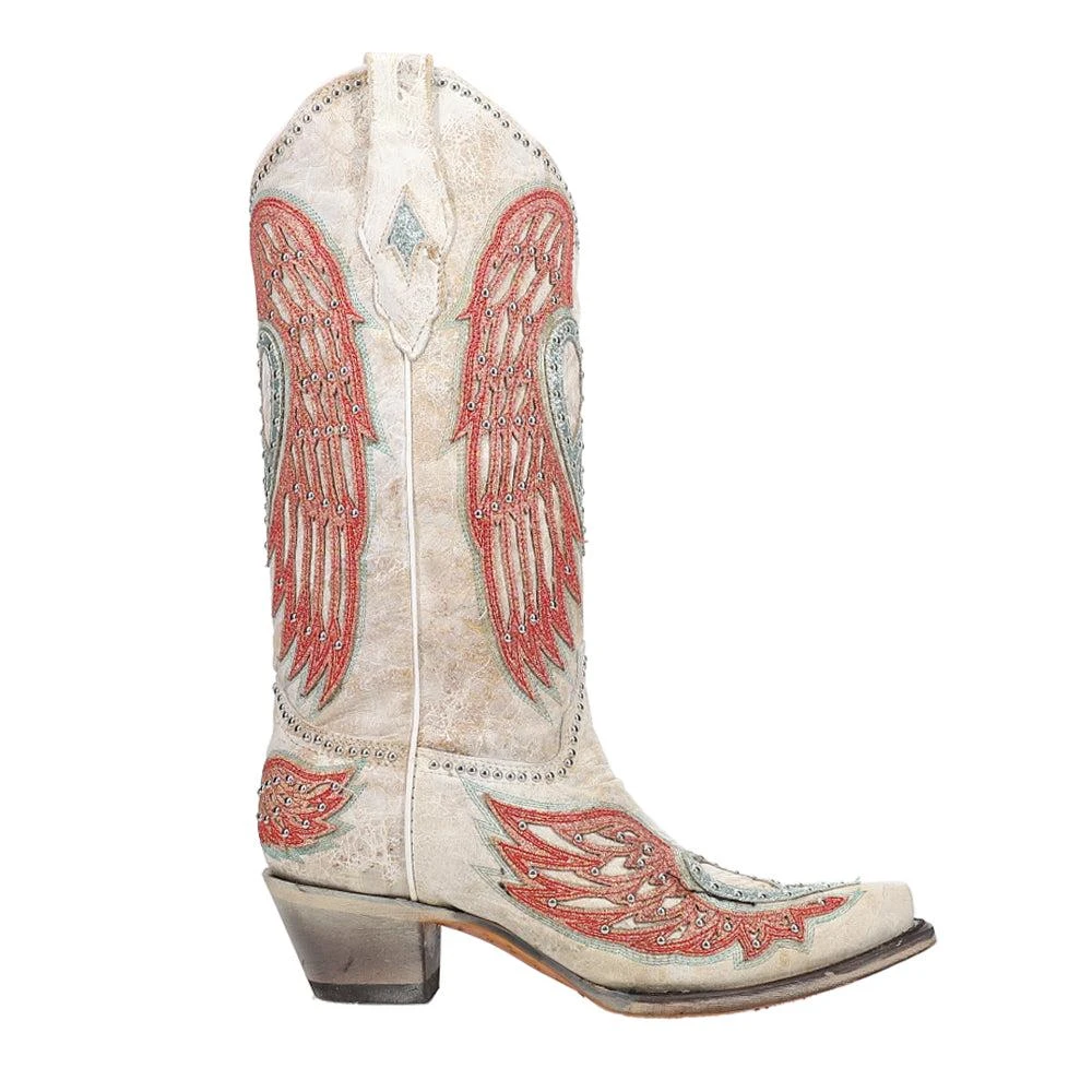 商品Corral Boots|Heart and Wings Snip Toe Cowboy Boots,价格¥2206,第1张图片