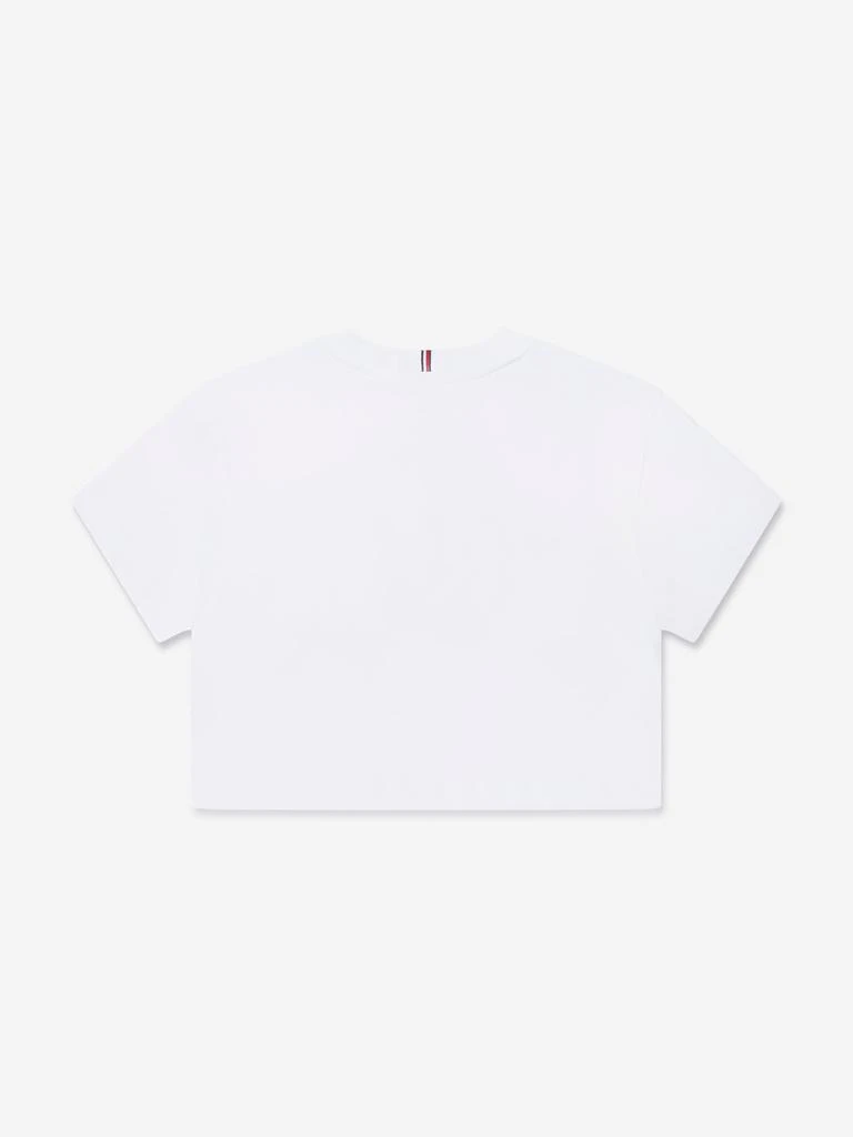 商品Tommy Hilfiger|Girls Logo Flag T-Shirt in White,价格¥196,第2张图片详细描述