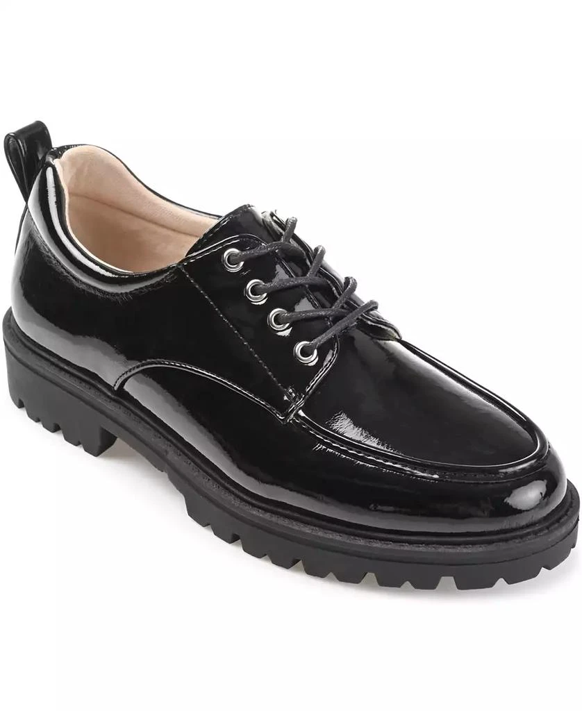 商品Journee Collection|Women's Zina Lace Up Lug Sole Oxfords,价格¥412,第1张图片