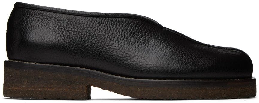 商品Lemaire|Black Piped Loafers,价格¥2252,第1张图片