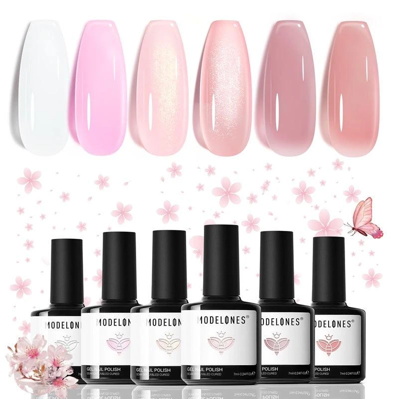 商品[国内直发] MODELONES|Dreamy Bubble - 6 Shades Gel Nail Polish Set,价格¥142,第1张图片