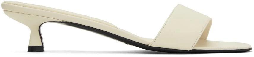 商品Loulou Studio|Off-White Atrium Heeled Sandals,价格¥1896,第1张图片