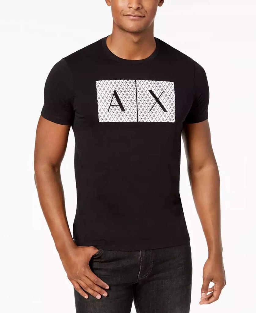 商品Armani Exchange|Men's Foundation Triangulation T-Shirt,价格¥333,第1张图片详细描述