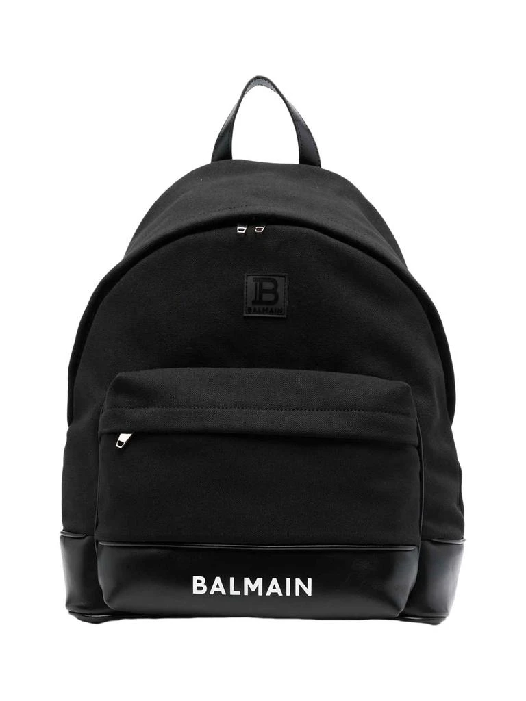 商品Balmain|Balmain Black Backpack Unisex,价格¥3724,第1张图片