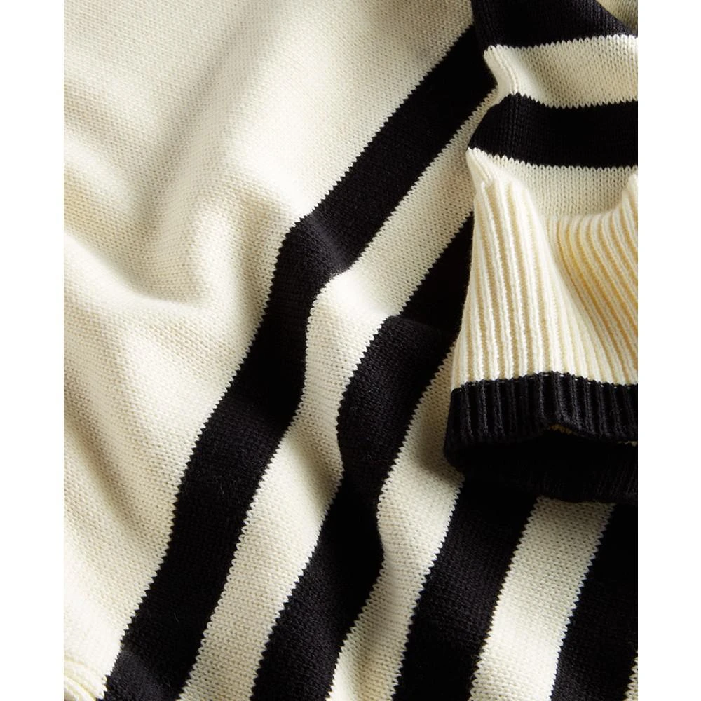 商品On 34th|Women's Mock Neck Sailor-Stripe Sweater, Created for Macy's,价格¥134,第3张图片详细描述