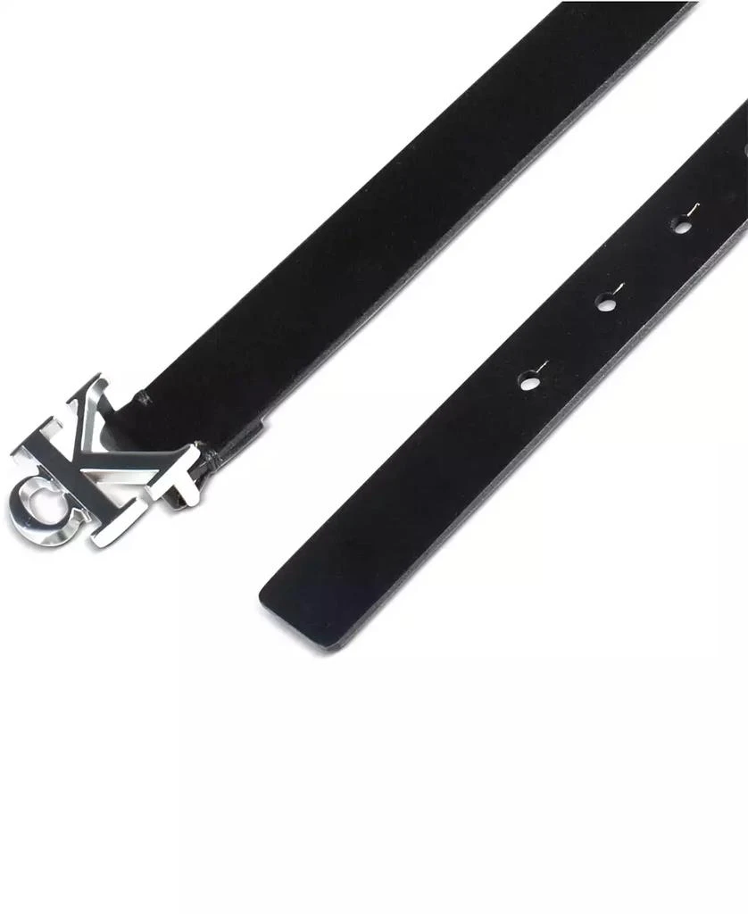 商品Calvin Klein|Women's CK Monogram Buckle Skinny Belt,价格¥192,第3张图片详细描述