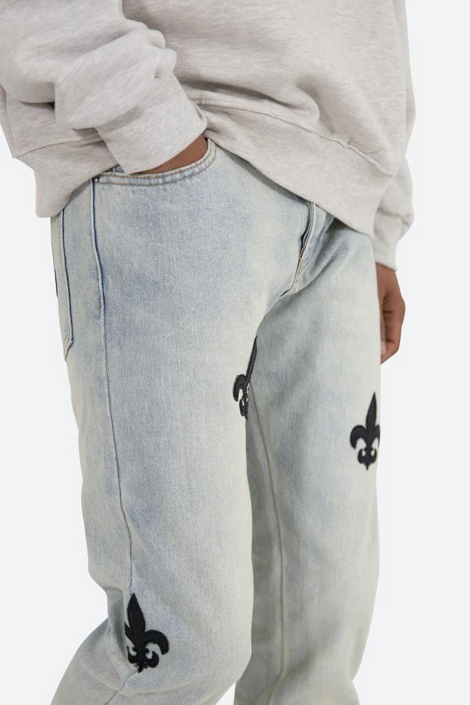 D112 Fleur Straight Denim - Blue 商品