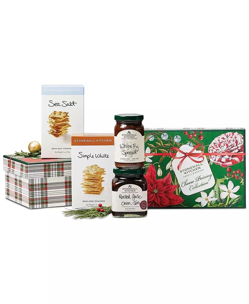 商品Stonewall Kitchen|Holiday Cheese Pairing Gift Box, 4 Piece Set,价格¥374,第1张图片