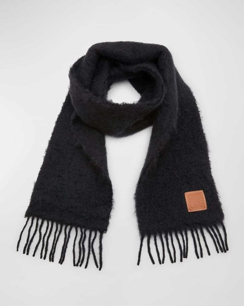 商品Loewe|Anagram Mohair Fringe Scarf,价格¥2974,第2张图片详细描述